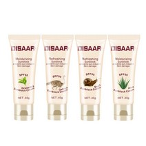 식물커버 DISAAR 천연 SPF 90 자외선 차단 유기농 모이스처라이징 타조 크림 모든 피부 페이셜 세럼 40g, 04 ostrich