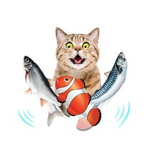 펫케어 고양이 장난감 춤추는 생선 3종 택1 (붕어/고등어/크라운피쉬), 춤추는붕어