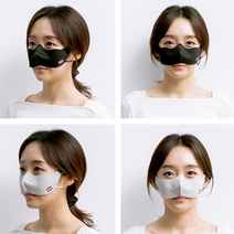 코마스크 코스크 코전용 노즈 빨아쓰는 마스크 식당 카페 비말 비염 코가리개, 화이트