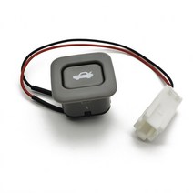 자동차버튼 자동차 트렁크 잠금 제어 버튼 부팅 테일 게이트 오프너 릴리스 스위치 데크 뚜껑 현대 Elantra Avante HD 2007-2010, [01] gray