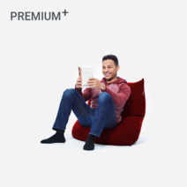 요기보 미니 프리미엄 플러스 빈백 소파 FUBPP105, Aqua Blue (아쿠아 블루)