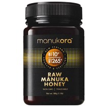 미국직구 마누코라 UMF 10+/MGO 265+ 생 마누카 허니(500g/1.1파운드) 정품 비GMO 뉴질랜드 허니 UMF & MGO 인증 벌집에서 손까지 추적 가능, 수량, 상세참조