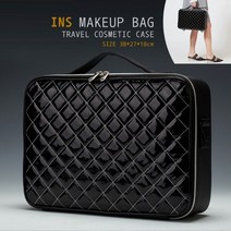INS 메이크업가방 화장품가방 (블랙다이아-L)