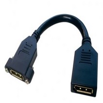 20CM블랙 DP암 TO DP암 판넬 4K 디스플레이포트케이블
