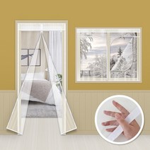 방풍비닐 현관문 방문 창문 방풍막 바람막이 커튼방한 현관, 방풍비닐방문용(90x210cm)