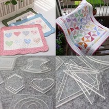 퀼트재료 1 세트 54pcs 혼합 퀼트 패턴 아크릴 스타일링 도구 퀼트 용품에 대한, 없음