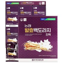 충북인삼농협 농협 효소 발효백도라지 진액 2100ml (쇼핑백 제공), 8박스, 30포