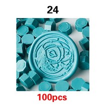 문구 스탬프 100 개/가방 씰링 왁스 인감 스탬프 비즈 레트로 스크랩북 소재 웨딩 생일 파티 DIY 초대장 인, 23 Stamp Sealing Wax
