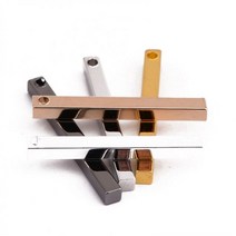 25*2.5mm 단일 구멍 사각 바 구리 막대 미니멀리스트 귀걸이 펜던트 다이 수제 보석 재료
