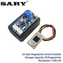 지문인식기 호환 SARY 지문 액세스 제어 릴레이 보드 DC12V 확인 모듈 DC5V 전기 잠금, 02 S2, 02 S2