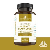 MCS Formulas ﻿고함량 Ultra-TQ 티모퀴논 블랙커민 60 캡슐 ﻿