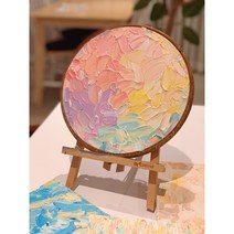 백드롭 페인팅 키트 젤스톤, 베이직키트, 정사각 20*20cm 2P, 써머 판타지