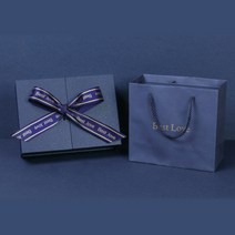 더베스트 리본 선물상자 쇼핑백 이벤트 선물포장박스, 단품