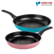 키친아트 [1+1] 심플리 다이아몬드 5중코팅 프라이팬, 07.궁중팬 28cm/02.후라이팬 26cm