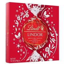 린트 Lindt 린도 홀리데이 밀크초콜릿 선물세트 18개입 216g, Chocolate_60 Count (Pack of 2)