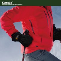 카멜로 700-K 겨울 폴라폴리스 스포츠 등산 바이크 캠핑 오토바이 자전거 라이딩 전동 킥보드 기모 작업 장갑, 1세트