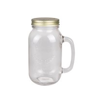 보니또 손잡이 유리용기 글라스자 손잡이병 유리밀폐용기 손잡이유리병 유리병, 750ml, 1개