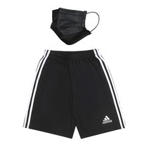 아디다스 SQU21 SHO 쇼트팬츠 반바지 + 마스크