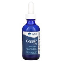 미량 미네랄 이온 구리 3mg 2fl oz 59ml 트레이스 329431