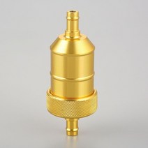 오일필터 범용 8mm 5163939 오토바이 연료 필터 자동차 가솔린 디젤 인라인 오토바이 스쿠터 크롬 알루미늄 연료 필터 5color, 금
