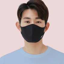 리유즈 나노필터교체 숨쉬는 얇은천 3d입체 빨아쓰는 연예인 재사용 순면 면마스크 제작 항균 향균, L, 에로우, 그레이