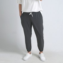 여름용 9부 냉장고 조거팬츠 빅사이즈 쿨 스판밴딩 아이스바지