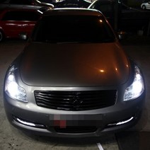 인피니티 G35 G37 LED 데이라이트 안개등 램프 주간등, 01. 미들파워