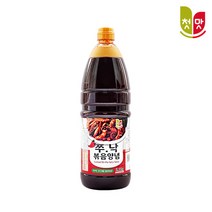 [청우]첫맛 쭈낙 볶음 양념 소스 쭈꾸미 낙지 양념장, 2.1kg, 8개