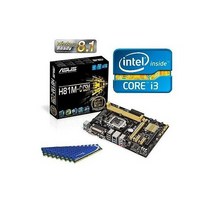 인텔 코어 I34130 CPU ASUS H81 CSM 마더보드 16GB DDR3 메모리 램 콤보 키트 101536