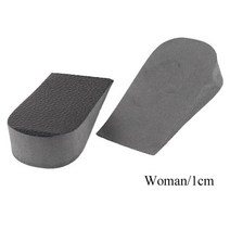 족궁보조구 보이지 않는 높이 증가 깔창 발 뒤꿈치 패드 정형 외과 미끄럼 방지 cm 양말 리프트 드레스, [04] black woman