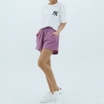 시원하게 입을 수 있는 여성 3부 면 밴딩 반바지 프리사이즈