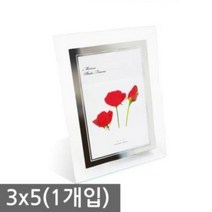 투명 유리 크리스탈 액자 탁상 벽걸이 겸용 3X5, ₪^^_ 크리스탈 액자 3R 3x5 유리액자, ♬