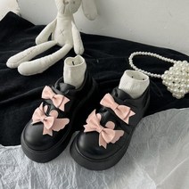 에나멜 발볼넓은신발 통굽 메리제인힐 사각 워커 가죽 여성 굽있는 로퍼 스퀘어 가보시 유니크