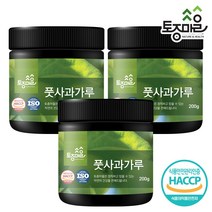 [토종마을] HACCP인증 국산 풋사과가루 200g, 3개