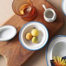 시라쿠스 메이플 찬기(대) 16cm 7color, 라인블루