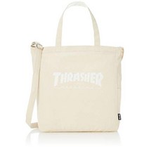 [슬러셔] [유니섹스] 토트 백 (코튼 캔버스) [THR-191 Tote Shoulder L] 세련된 A4 수납 WTWT화이트 화이트