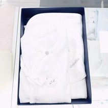 압소바 논현점 23년 봄 신상품 귀여운 토끼 배냇저고리 + 속싸개 셋트 매끄러운 80수 원단 *선물 포장 *