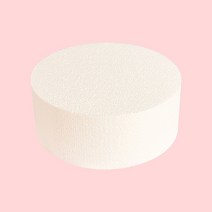 원형 스티로폼 케익 모형 1호 2호 3호 높이 80mm 슈가크레프트 크림클레이 아이싱연습, 원형)지름360mmx높이80