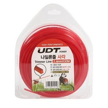 [UDT] 예초기 나일론줄 사각형 2.4mm 30M 예초기날