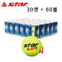 스타 테니스공 메치 포인트 TB172 시합구 1박스 30캔=60볼, 단품, 1개