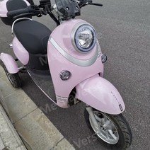 3륜오토바이 전동 스쿠터 삼륜바이크 노인오토바이 여자스쿠터 GW9860, 72V 이상, [핑크]1000W 모터+배터리