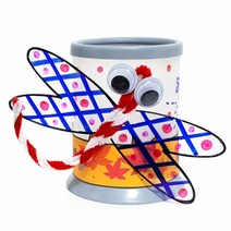 방과후학습 DIY 잠자리 연필통 만들기 미술재료, 단품, 단품