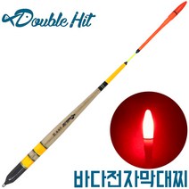 더블히트 수제 바다전자막대찌(전지증정) 전자찌, 1.0호, 1개