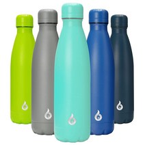 BJPKPK 스테인리스 스틸 물병 17온스 터쿼이즈, 17 Fluid Ounces, 17 Fluid Ounces