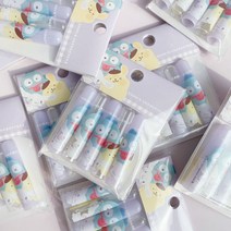 산리오 연필캡 5p 연필뚜껑, 연보라색