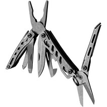 가전부품 Nextool EDC Keychain Multitool 10 in 1 미니 포켓 나이프 도구 니들 노즈 펜치 가위 포함 유용한 가제트, 작은, 어두운
