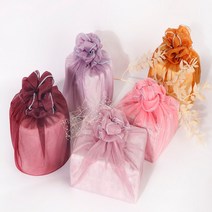보자기천국 크리스탈보자기 테두리 55cm, 3 연보라