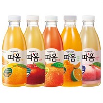 빙그레 따옴 과일주스 730ml 골라담기 5종, 애플망고 주스