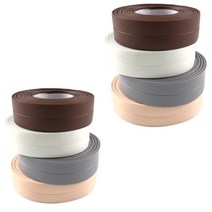 다목적 접착 방수 곰팡이방지 양면 틈새차단 실리콘 단면 3m 테이프 씰링 주방 줄눈 매트 욕실, 화이트