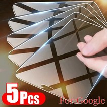 아이폰 갤럭시 호환 강화 필름구글 픽셀 7 프로 6A 6 강화 스크린 보호 유리 필름 5 개입, 01 Google Pixel 7